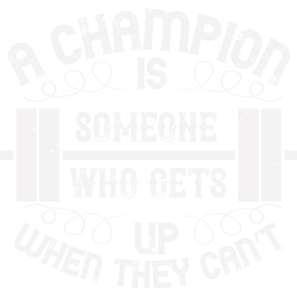 A champion is someone who gets up when they cant Thumbnail